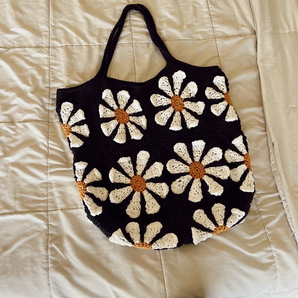 Handbags - Handmade (by me!) Crochet large tote bag!